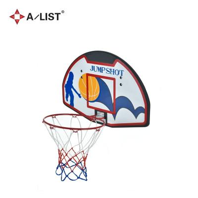 China PE Basketball Stand Indoor Outdoor For Kids Toy Children With Iron Hoop for sale