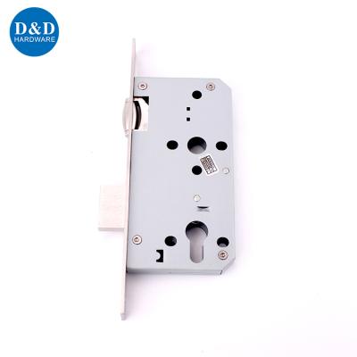 China euro door stainless steel roller latch mortise belt wood door lock for metal wooden door for sale