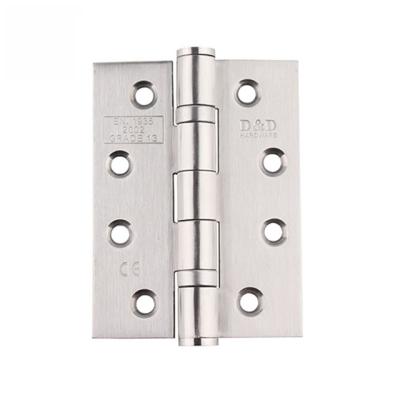 China Modern 304 Stainless Steel CE EN1935 Fire Rated 4 Inch Ball Bearing Door Hinge For Exterior Door for sale