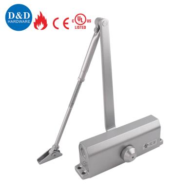 China Modern UL Listed Fire Proof 40-120 Kg Hydraulic Adjustable Self Closing Fire Rated Commercial Door Closer for sale