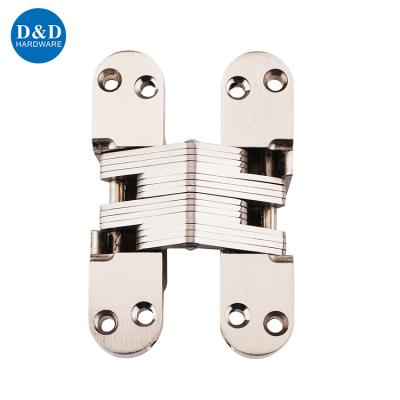 China Modern High Quality Door Accessories 180 Degree Heavy Duty Zinc Alloy Hidden Door 3D Hinges for sale