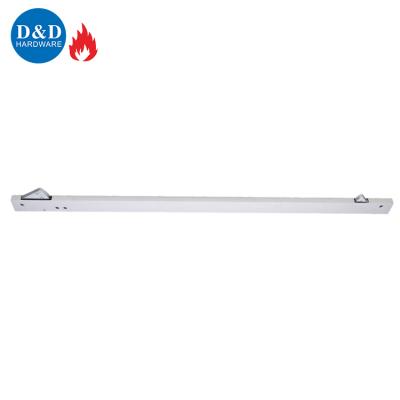 China Modern Good Quality Fire Rated 304 Stainless Steel Long Double Doors Selector Concealed Door Coordinator Device for sale