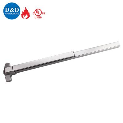 China Standard Door (Single Door & Double Door UL Fire Rated 3 Hours Single Door Lock Panic Door Device Metal Exit Rim Bar Push Panic Stainless Steel for sale