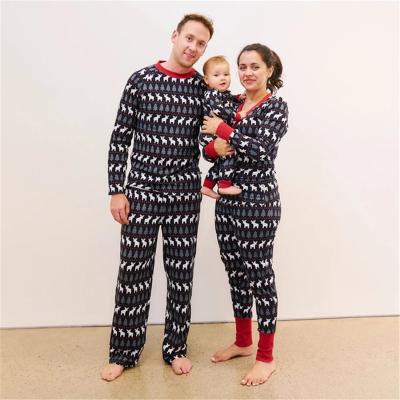 China Family Christmas Breathable Matching Pajamas Set Boys Girls Holiday Pajamas For Women Men Sleepwear for sale