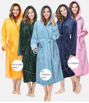 China Breathable Amazon Supplier Womens Fleece Bathrobe - Shawl Collar Soft Plush Spa Robe for sale