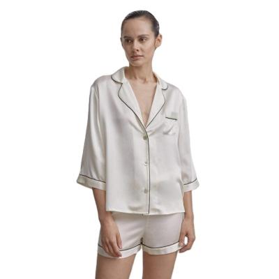 China Low Price Women's Breathable Sleepwear Suit Satin Pajamas For Women Sleepwear for sale