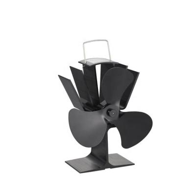 China Modern Mini Eco Fan Fireplace Accessories Silent Heat Powered Wood Stove Fan for sale