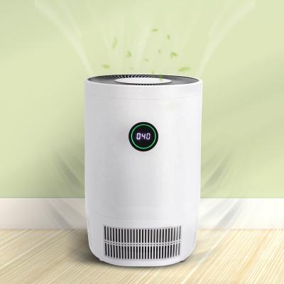 China Hotel 3 in 1 Active HEPA Carbon Filter Home Air Cleaner Round Home Room Household Air Smart Purifier Portable Hepa Filter for sale