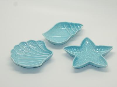 China Viable Factory Wholesale High Quality Ocean Shell ShapeTray Sea Star Shape Dish for sale