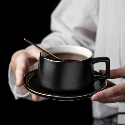 China Factory direct supply modern creative disposable coffee set coffee cup and saucer for sale