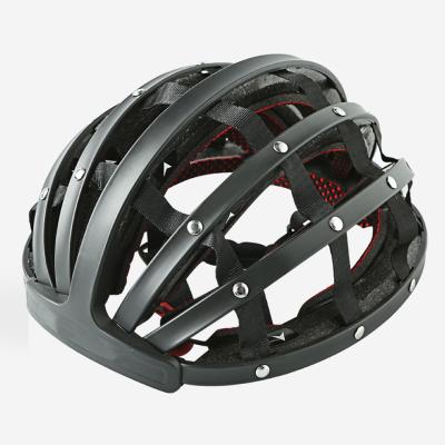 China PC+EPS Bicycle Accessories Folding Foldable Helmet Helmets Cycling Helmet for sale