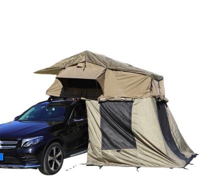 China Extended type double roof tent SUV car car side self-propelled tent with rear wall camping outdoor equipment for sale