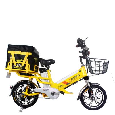 China 16inch steel ebike 48V 350w motor hihg power Electric Ebike with 50ah battery to supply goods food front and rear double suspension for sale