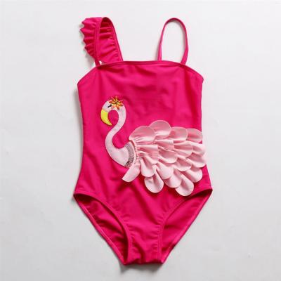 China Factory Wholesale Cheap QUICK DRY Girl Kids Swimwear One Piece Swimsuit For Summer for sale