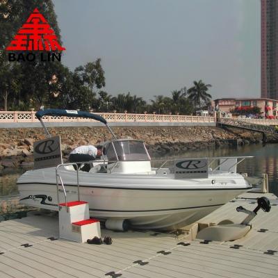 China Sturdy Modular Marinas Boat Marine Equipment Malaysia Pontoon System For Sale Plastic Boat for sale