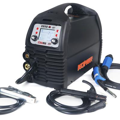 China Muttahida Majlis-e-Amal Portable TIG MAG MIG 200 Amp CO2 GAS XTRAMIG Multifunctional Sprung Aluminum Wire Inverter MIG Welder for sale