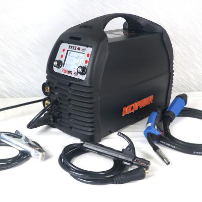 China DECAPOWER Portable CO2 Inverter MIG Welder Muttahida Majlis-e-Amal CAT 200 IGBT 220V DC With LED Display Welding Machine for sale