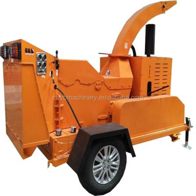 China Crush Wood Branch Making Sawdust Movable Garden Branch Diesel Waste Leaves Corn Stalks R Crusher Wood Chipper Machine for sale