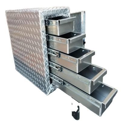 China Equipment / Telecom / Vehicle / Furniture Customized Design Custom Aluminum Storage Drawer With Slide for sale