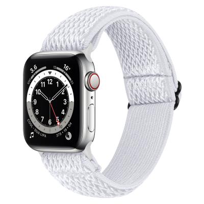 China Elastic Scrunchie Nylon Strap For Apple Watch Band 44mm 40mm 42mm 4 3 Stretch Solo Loop Strap 38mm Adjustable Apple Watch Band 40mm 40mm 42mm 4 3 Elastic Scrunchie Nylon Strap for sale