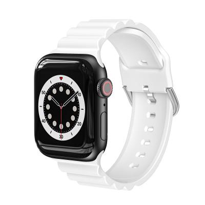 China Soft Sport Watch Band Suitable For Apple Watch Series 1 2 3 4 5 6 Apple Watch Se Strap Business B Strap for sale