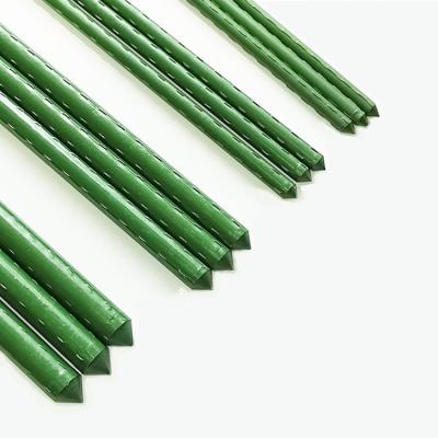 China China Manufacturer Waterproof Greenhouse Plastic Coated Metal Stakes Pipe DIY Metal Sunflower Garden Stakes Factory Decorative Sills for sale