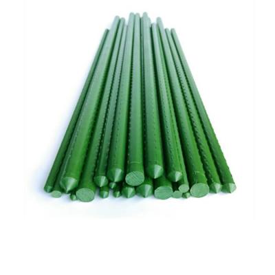 China Waterproof Plastic Coated Steel Tube Plant Sticks Plants Stakes Environmentally Friendly Gardening Plant Stake Support for sale