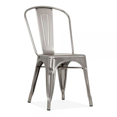 China Outdoor Use Industrial Style Outdoor Classic Seating Restaurant Dining Chair For Indoor And Outdoor Use for sale