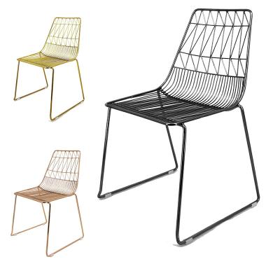 China Outdoor Use Steel Material Outdoor Chair For Restaurant Dining Seating Chairs for sale