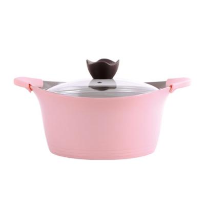 China Sustainable Passion Kitchen Selection Casserole Pan Aluminum Soup Pan Cookware Cooking Casserole Pot for sale