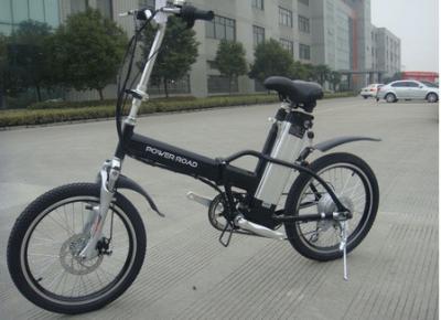 China Legeringskader 20 duim die elektrische gemotoriseerde fiets vouwen, vouwend fiets 36V 250W Brusless met toestel Te koop