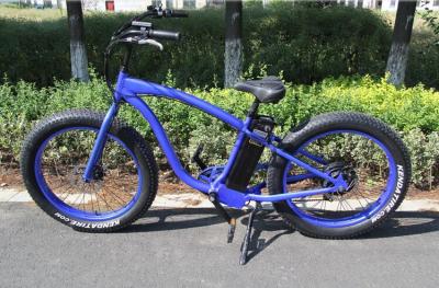 China Ladies mountain bike with super fat tires , 35Kg G.W Fat Tyre Ebike with LCD Panel for sale