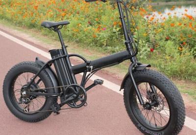 China 20 inch folding electric bike ,  25KM / H big tire mountain bike EN15194 Approved for sale