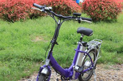 China Lightweight Folding Electric Bicycle with steel carrier 45km Power Assisted bicycle for sale