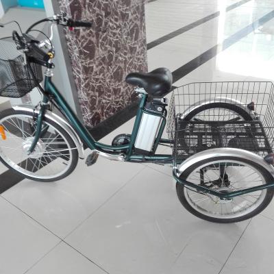 China 24 * 1.75 Tire 3 Wheel Electric Bike for disabled Aluminum 6061 bike for sale