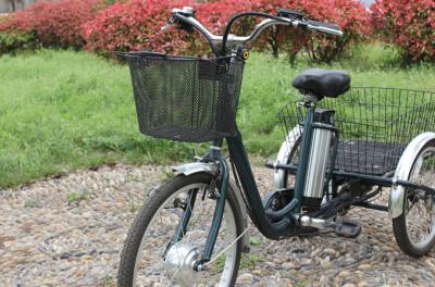 Chine Le tricycle électrique réglable de cargaison de LED cinq, dérailleur de Shimanuo a motorisé la bicyclette de 3 roues à vendre