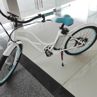 China Alloy 6061 Frame ladies Electric Bike , 10Ah Samsung lithium battery electric bicycle for sale