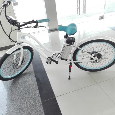 China 36V Womens Electric Bike Front / Rear Tektro Disc Brake 0 - 45KM Range for sale