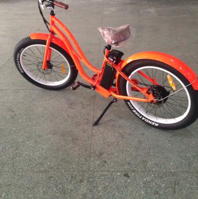 China 500W brushless motor powered bicycle , womens full suspension mountain bike for sale