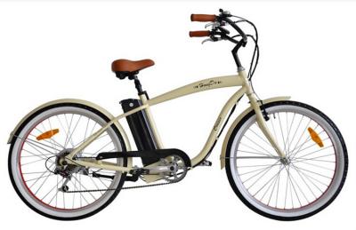 China 26' * 1.75 reflection tyre city Electric bike 3 LED Leven Function 7 - speed bicycle for sale