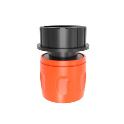 China Easily Install Plastic 3/4 Standard Female Thread Garden Water Hose Quick Connector Threaded Faucet Connector for sale