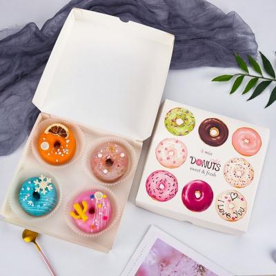 China Disposable Box Two Egg Donut Food Grade Tart Boxes for sale