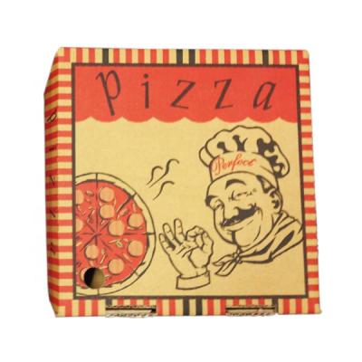 China hot sale recyclable pizza box/cheap customized folding paper box/white recycled corrugated single folding pizza box for sale