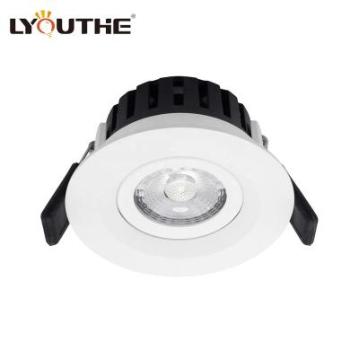 China China factory modern cob die-cast downlights adjustable dimmable residential recessed ip44 round led downlight for sale