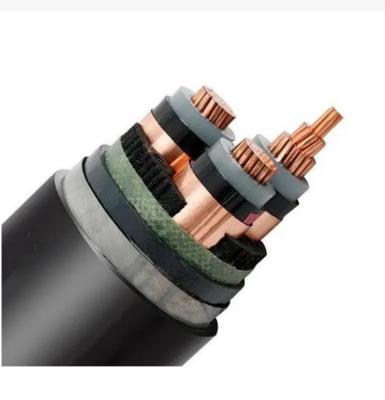 China Underground Medium Voltage 6/10KV 12/20KV CU/XLPE/CTA/PVC Power Cable 3x240mm2 for sale