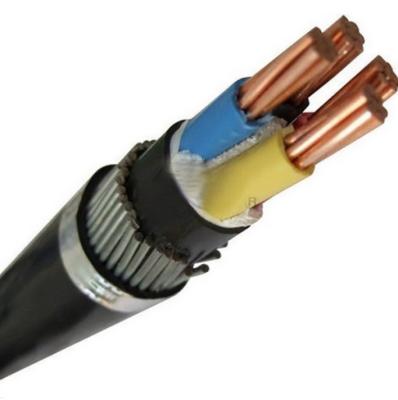 China Power Plant Cable Rating 0.6/1kV XLPE Insulated Underground Armored SWA STA Power Cable Size for sale