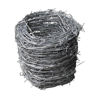 China ISO Hot Dip Galvanized Steel Barbed Wire Fence For Outdoor Security for sale