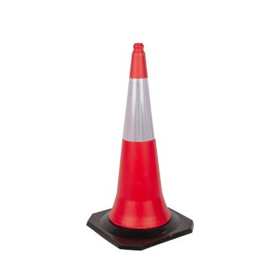 China PE Plastic Road Cone For Highway Traffic Safety In Eye-Catching Orange for sale