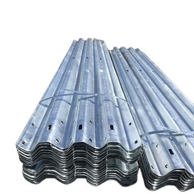 China Powder Coated Q235 Q345 Highway Guardrail Made In with Hot Dipped Galvanized Coating for sale