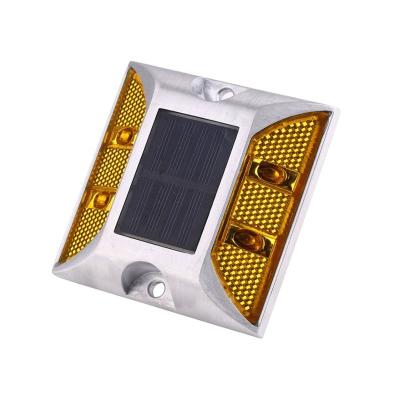 China High Visible Reflective Square Road Studs with White LED Color in and High Visibility for sale